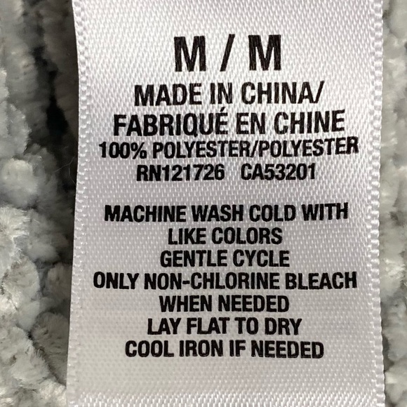 Aeropostale Sweater Womens Medium Gray Scoop Neck Long Sleeve Lightweight Ladies - Picture 8 of 8